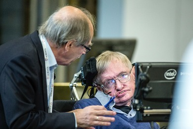Illustration for article titled Watch Stephen Hawking's BBC Lectures on Black Holes with Chalkboard Illustrations